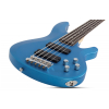 Schecter C-5 Deluxe Satin Metallic Light Blue bass guitar