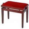 Grenada BG 27 piano bench, matte mahogany, red drubbing