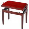 Grenada BG 27 piano bench, matte mahogany, red drubbing