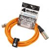 4Audio MIC PRO 3m Orange Kabel