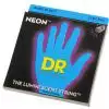 DR NBE 10 HiDef Blue Neon Medium Saiten fr E-Gitarre
