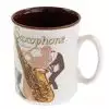 Zebra Music cup 300ml sax theme