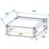 Roadinger case Effect rack CO DD, 2U, 24cm - Koffer