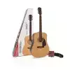 Fender FA-115 Drednought Natural Pack, Westerngitarre, Starterset