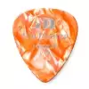 Dunlop Genuine Celluloid Classic Picks, Refill Pack, perloid orange, medium