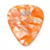 Dunlop Genuine Celluloid Classic Picks, Refill Pack, perloid orange, thin