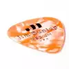 Dunlop Genuine Celluloid Classic Picks, Refill Pack, perloid orange, medium