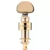 Grover Geared Banjo Pegs, Gold / Metal Button 