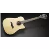 Framus FD 14 SV CE - Vintage Transparent Satin Natural Tinted + EQ (12-String) Westerngitarre (mit Tonabnehmer)