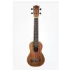 KALA Gloss Mahogany Soprano Long Neck Ukulele