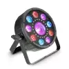 Cameo Flat Flacher 3-in-1 PAR-Scheinwerfer mit RGB + UV LEDs und Stroboskop