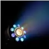 Cameo Flat Flacher 3-in-1 PAR-Scheinwerfer mit RGB + UV LEDs und Stroboskop
