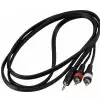 RockCable 20903 D4 Patch-Kabel 2 x RCA / 1 x miniTRS