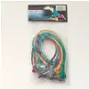 RockCable Patch-Kabel - angled TS (6.3 mm / 1/4), multi-color, 6 pcs. - 60 cm / 23 5/8