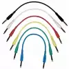 RockCable Patch-Kabel - straight TS (6.3 mm / 1/4), multi-color, 6 pcs. - 30 cm / 11 13/16