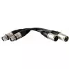 RockCable Patch-Kabel - XLR (male) to XLR (female) - 15 cm