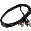 RockCable Patch-Kabel - 2 x RCA to 2 x RCA - 1.8 m / 5.9 ft.