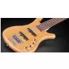 RockBass Corvette Basic Natural Transparent Satin Bassgitarre (5-saitig, fretted)