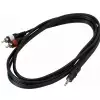 RockCable 20903 D4 Patch-Kabel 2 x RCA / 1 x miniTRS