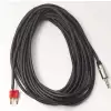 RockCable Lautsprecher-Kabel - Banana Plug (4 mm) / straight TS Plug (6.3 mm) - 15 m / 49.2 ft.