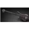 RockBass Corvette Basic 4-String, Nirvana Black Transparent Satin, Fretless - Lefthand Bassgitarre