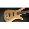 RockBass Corvette Premium 4-String, Natural Transparent High Polish, Active, Fretted Bassgitarre