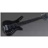 RockBass Corvette Basic 5-str. Solid Black High Polish, Fretless - Medium Scale Bassgitarre