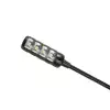 Adam Hall SLED 1 ULTRA XLR A 3-pol Gewinkelte Schwanenhalsleuchte mit 4 COB LEDs