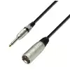 Adam Hall Cables K3 MMP 0600 Mikrofonkabel XLR Male auf Klinke TS | 6 m 