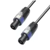 Adam Hall Cables K 4 S 215 SS 1000 Lautsprecherkabel 2 x 1,5 mm² 4-Pol Standard-Lautsprecherstecker 10 m 