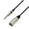 Adam Hall Cables K3 BMV 0300 3 STARS BMV 0300 Symmetrisches Kabel XLR Male auf Klinke TRS | 3 m 