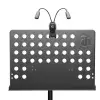 Adam Hall Stands SMS 17 SET 1 Notenstnder mit LED Notenpultleuchte 