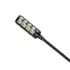 Adam HAll Stands LED 2 ULTRA XLR 4 4-pol Schwanenhalsleuchte mit 8 COB LEDs