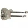 Gretsch G5566 Electromatic Jet Double Neck With Bigsby Rosewood Fingerboard, Silver Sparkle