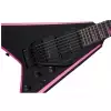 Jackson X Series Rhoads Rrx24, Rosewood Fingerboard, Black With Neon Pink Bevels