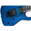 Jackson Js Series Dinky Arch Top Js32q Dka, Rosewood Fingerboard, Transparent Blue