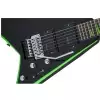 Jackson X Series Rhoads Rrx24, Rosewood Fingerboard, Black With Neon Green Bevels