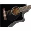 Fender CD 60SCE Black Westerngitarre (mit Tonabnehmer) 