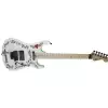 Charvel Warren Demartini Usa Signature Frenchie, Maple Fingerboard, Snow White With Frenchie Graphic