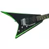 Jackson X Series Rhoads Rrx24, Rosewood Fingerboard, Black With Neon Green Bevels