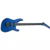Jackson Pro Series Soloist Sl2q Mah, Ebony Fingerboard, Transparent Blue