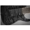 Jackson Js Series Dinky Arch Top Js32-8q Dka Ht, Rosewood Fingerboard, Transparent Black