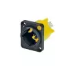 Neutrik NAC3MPX Gertestecker, Power-In, 6.35 mm Flachsteckzungen