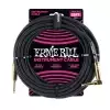 Ernie Ball 6058 Instrumentenkabel 7,62 m, Schwarz