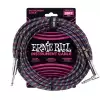 Ernie Ball 6063 Instrumentenkabel 7,62 m, Schwarz/Rot/Blau/Wei