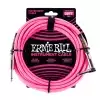 Ernie Ball 6065 Instrumentenkabel 7,62 m, Neonpink