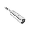 Adam Hall 7855 Adapter 6,3 mm Klinke stereo male auf XLR male