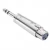 Adam Hall 7856 Adapter 6,3 mm Klinke stereo male auf XLR female