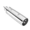 Adam Hall 7867 Adapter XLR male auf Cinch male