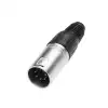 Adam Hall Connectors 7901 XLR Stecker male 5-Pol silber